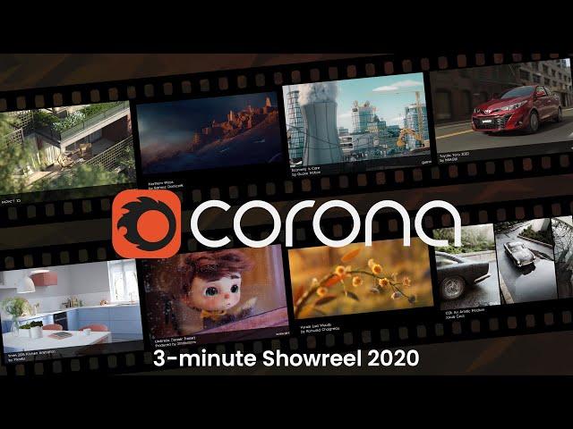 Corona Renderer 3-minute Showreel, 2020