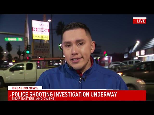 Las Vegas police investigate officer-involved shooting near Eastern, Owens