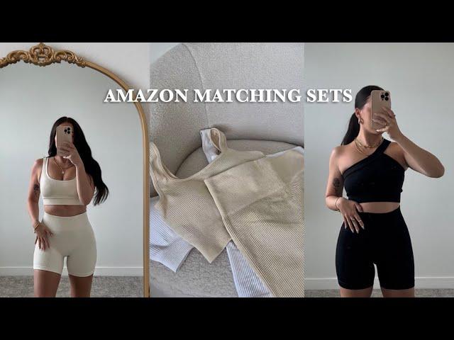 Amazon Matching Sets Haul 2022 \\ Amazon Activewear Haul, Amazon Must Have Matching Sets Try On 2022