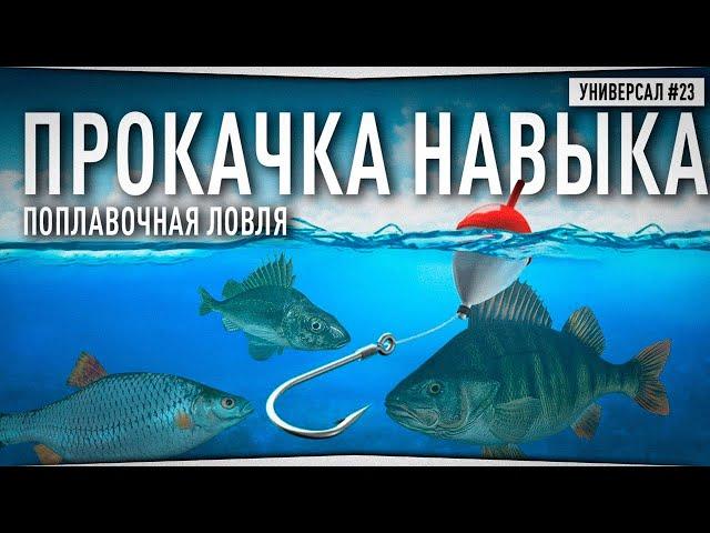 Прокачка навыка "ПОПЛАВОЧНАЯ ЛОВЛЯ" • Универсал #23