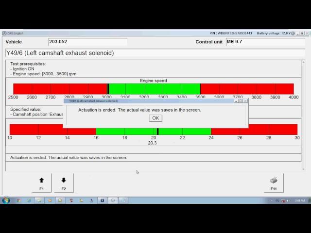 VAS5054A Mercedes Test