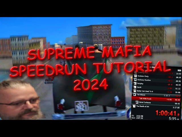 MAFIA SPEEDRUN TUTORIAL (CZ, 2024)