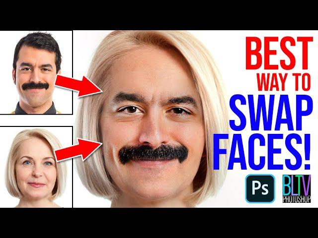 Photoshop: How to Seamlessly SWAP Faces!