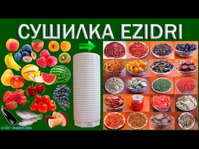 Ezidri – сушилка для овощей и фруктов №1