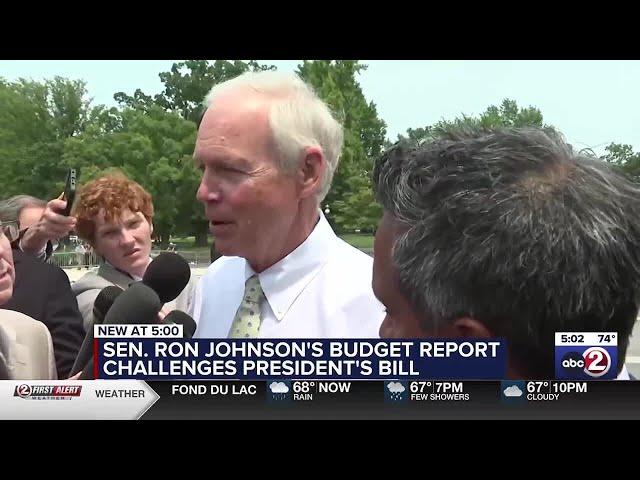 Sen. Ron Johnson challenges President Trump’s bill in 30-page budget report