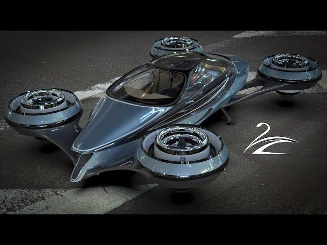 Lazzarini Design Unveils ‘The Air Car’ - Powered by Four Rolls-Royce Jet Engines