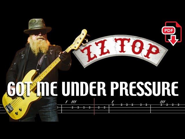 ZZ Top - Got Me Under Pressure (Bass Tabs | Notation) @ChamisBass  #zztopbass #zztop #dustyhill