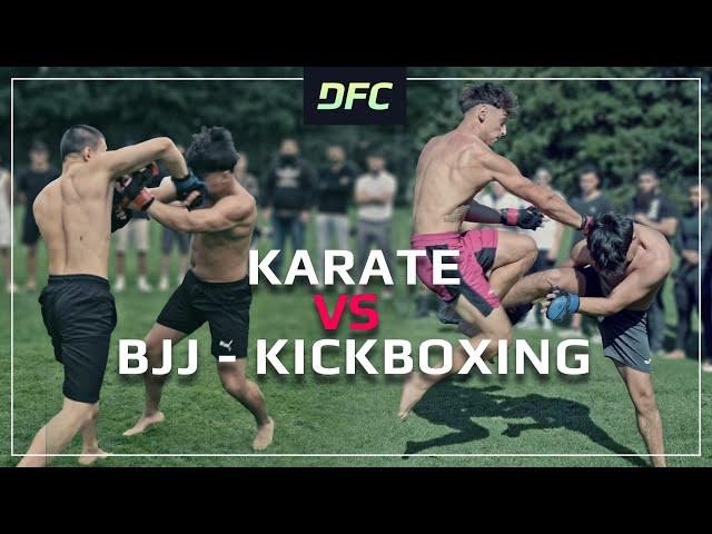 MMA-Fighter vs. Karateka vs. Kickboxer vs. Grappler | Afghan vs. Serb | DFC