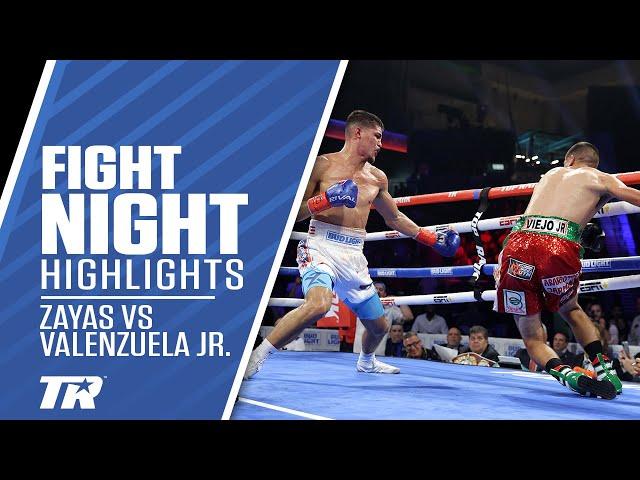 Xander Zayas Drops Valenzuela 2 Times in Rd 1 Puts On Amazing Show for KO Win | FIGHT HIGHLIGHTS