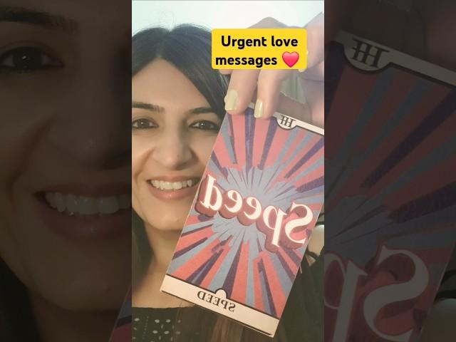 Urgent love messages ️ #tarot #shortvideo #short #youtube #shorts