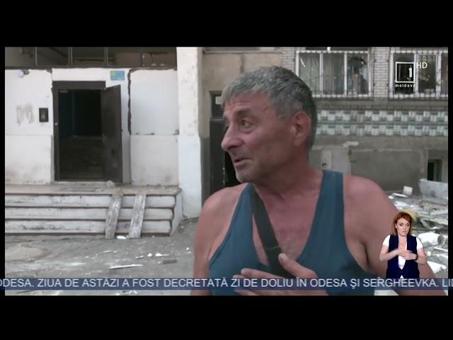 Zi de doliu în Odesa, după atacul cu rachete în localitatea Sergheevca