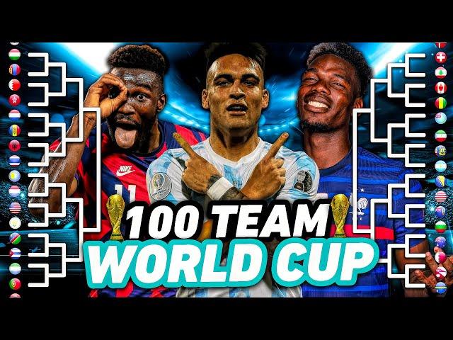 I Played The WORLD CUP with *100 NATIONAL TEAMS* ... (INCREDIBLE UPSET WINS! )