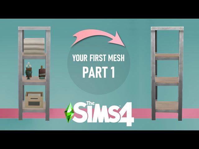 How to Make CC MESH in The Sims 4? | Easy & Simple MESH Tutorial for Beginners