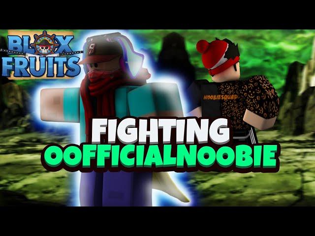 Blox Fruits - JCWK VS officialnoobie (Youtuber 1v1s) (Update 12) | Roblox