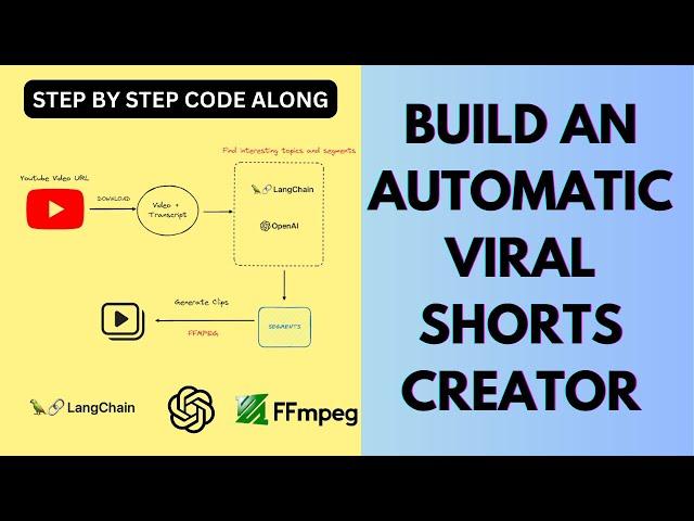 Automate Viral Shorts with Python: Pytube, LangChain, & FFmpeg Tutorial!