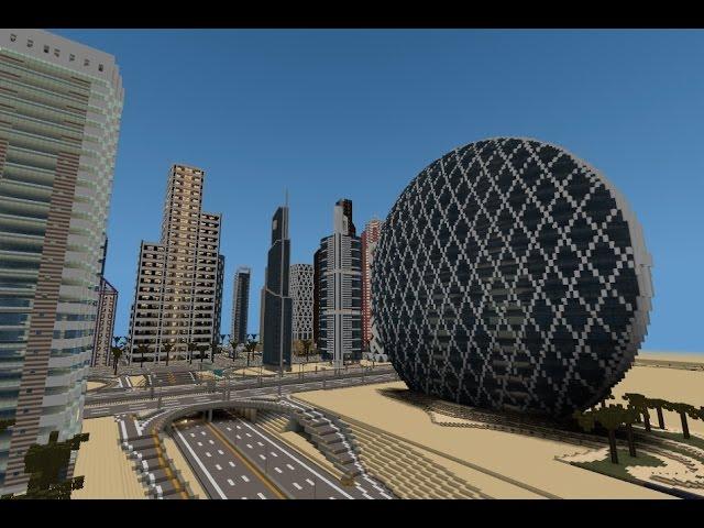 minecraft dubai city (update) - майнкрафт дубай