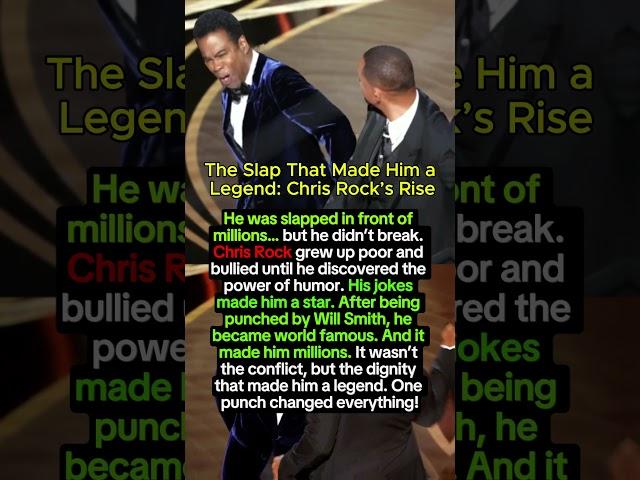 The Slap That Made Him a Legend: Chris Rock’s Rise