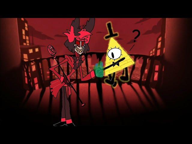 Alastor meets Bill Cipher- fan animation (without soundtrack)