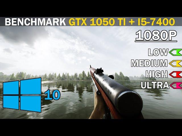 Battlefield V | GTX 1050 Ti + i5-7400 | Low vs. Medium vs. High vs. Ultra | 1080p