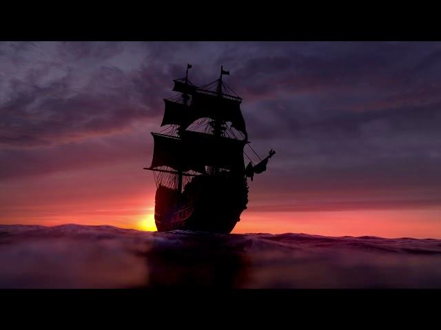 Pirate Folk Music of the Lost Seas - Relaxing Waves Ambience