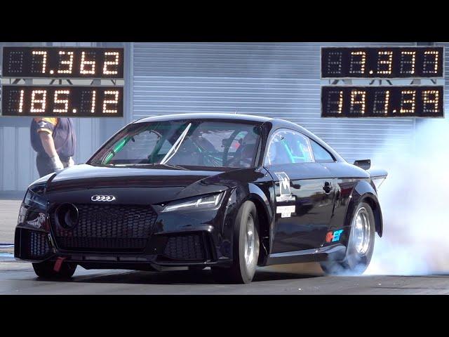 WORLDS QUICKEST AWD AUDI - 1566BHP HST AUDI TT - 7.36 @ 185mph