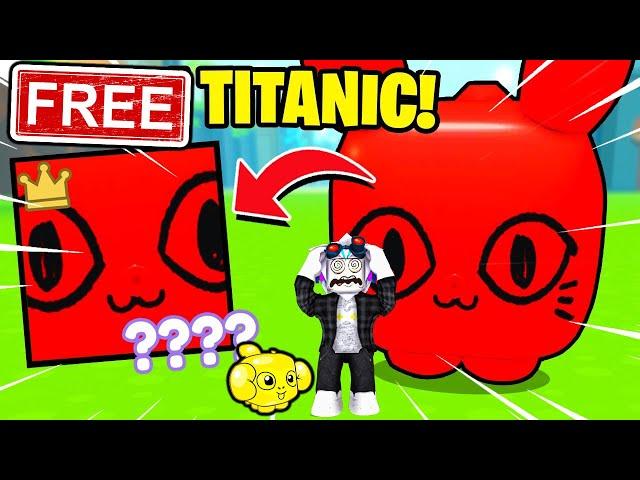 TITANIC BALLON CAT ЗА 1 КЛИК В ПЕТ СИМУЛЯТОРЕ Z! ROBLOX LUCKY BLOCKS Battlegrounds