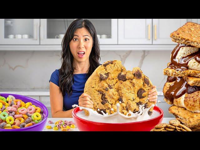 Making GIANT vs TINY DESSERTS Challenge!