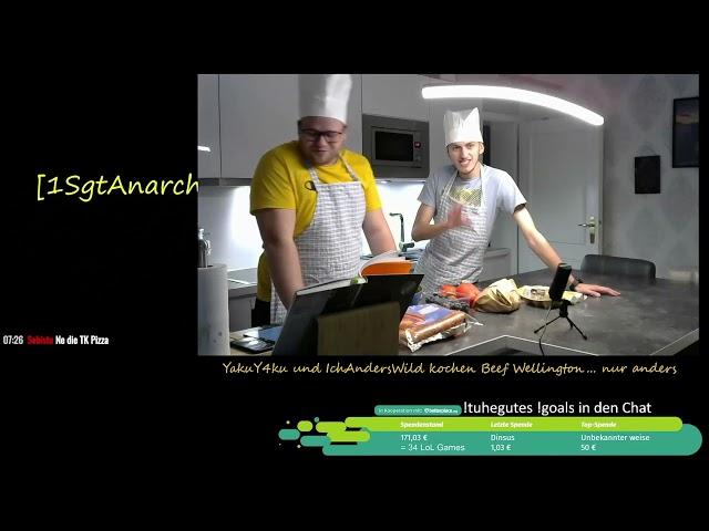 Der erste Koch-Stream mit @IchAndersWild, Wir kochen Beef-Wellington aber anders!