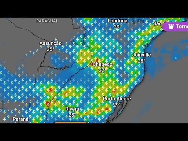 ATENÇÃO VEM MAIS CHUVAS E TEMPESTADES ISOLADAS NO SUL PRÓXIMOS DIAS 23 A 26 JANEIRO 2025