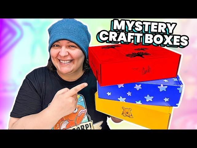 Unboxing Resin Craft Mystery Boxes I Forgot I Had