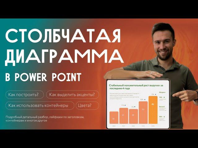 Как сделать эффективную столбчатую диаграмму в PowerPoint  