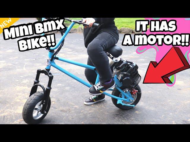 I Got A Gas Mini BMX Bike! Can I Trick it at the skatepark?!