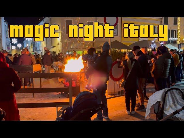 *NEW* ITALY 4K NiGHT WALKING TOUR - ITALY IN NIGHT - PROWALK TOUR - ITALY VLOG