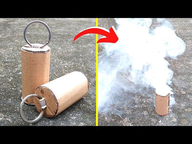 How To Make A Smoke Bomb | Easy And Simple Smoke Bomb | DIY