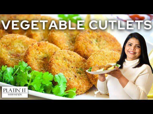 How to Make EASY Vegetable Cutlets | Easy Vegetarian Recipes