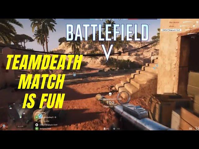 FIRST TIME TRIED Team deathmatch battlefield 5 | what is the best game mode | RamTheluck Gaming