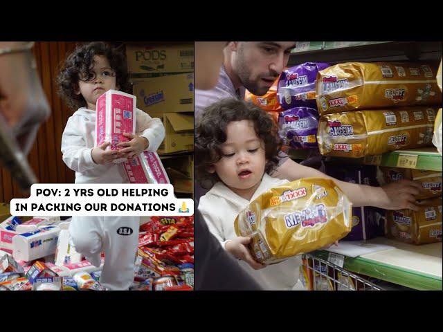 Milad, BUYING Diapers & Milk for Other Kids! (Young Good Samaritan) ️