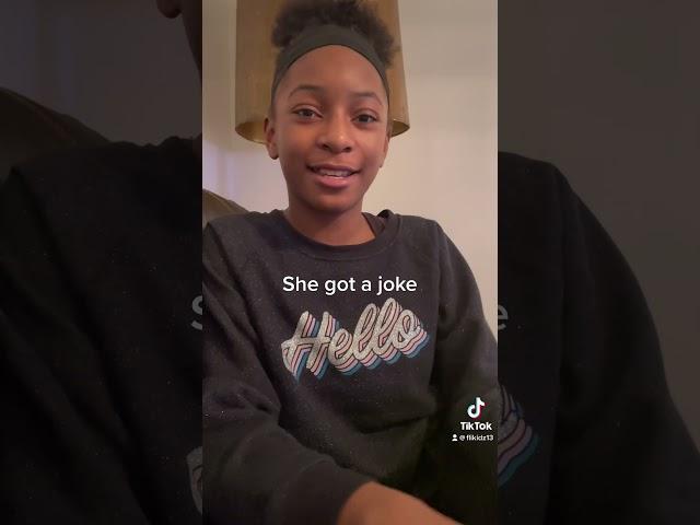 She got jokes #4u #steveharvey #foryoupage #viral #funnyvideo #kidsvideo #jokes