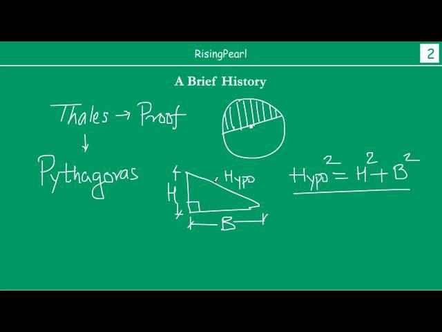 A brief history of Geometry