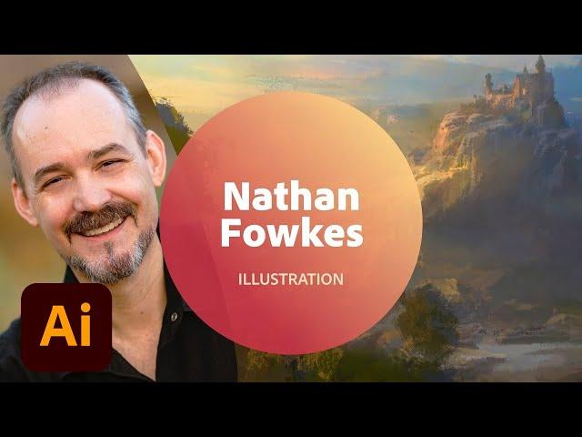 Live Illustration with Nathan Fowkes - 1 of 3 | Adobe Creative Cloud