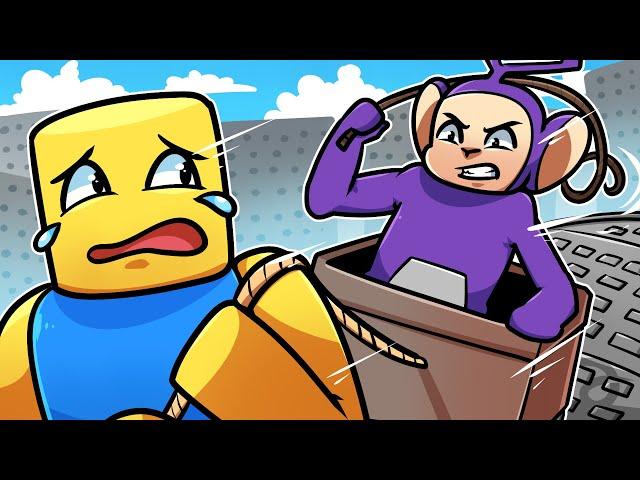 NOW I HATE ROBLOX! | Tinky Winky Plays: Roblox Pull a Friend