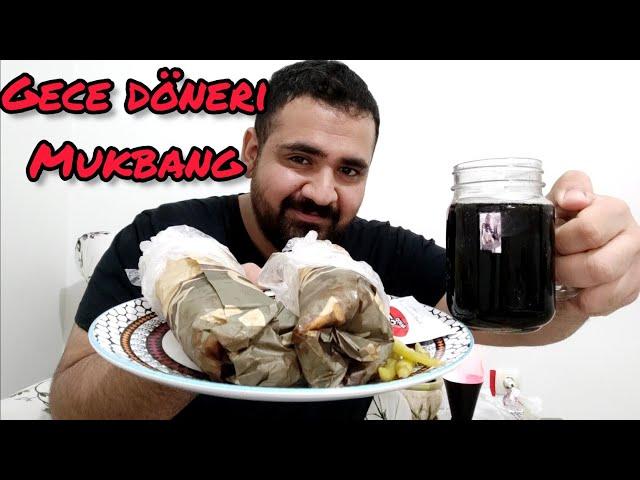 GECE DÖNERİ 2x MUKBANG / TÜRKÇE MUKBANG / DÖNER MUKBANG