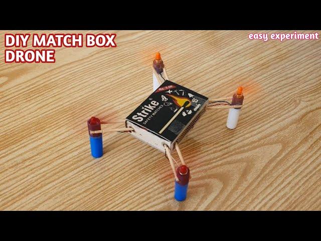 how to make matchbox drone at home #easyexperiment #drone#howtomake