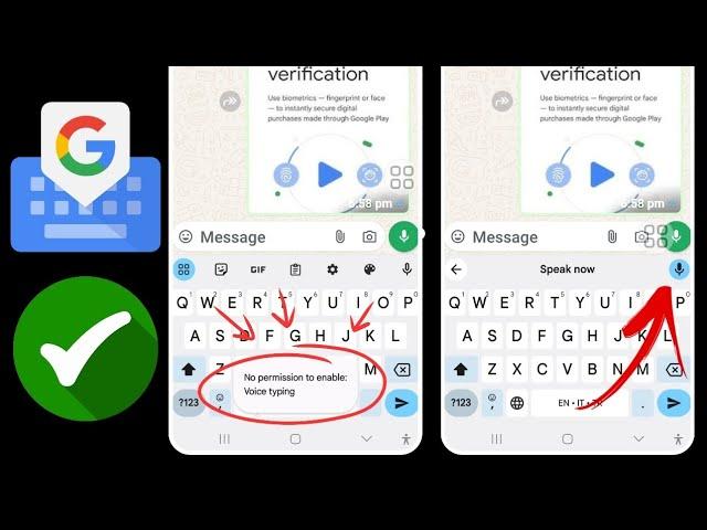 Fix No permission to enable Voice typing in Gboard | No permission to enable voice typing problem