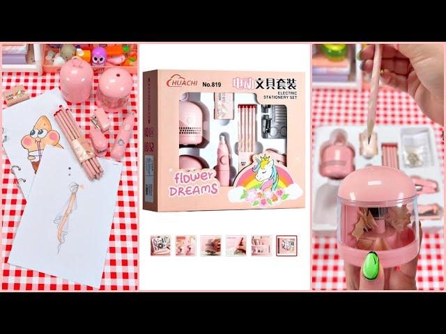 Unboxing Cute Stationery Set // Unicorn Stationery Set #shorts #youtubeshorts