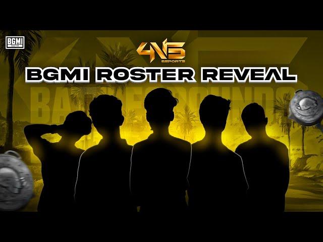 @4NSESPORTS BGMI ROSTER REVEAL 