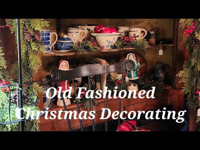 Old Fashioned Inspired Christmas Decorating with Antique Primitive ~ Meander Hill ~ Simply Stunning!