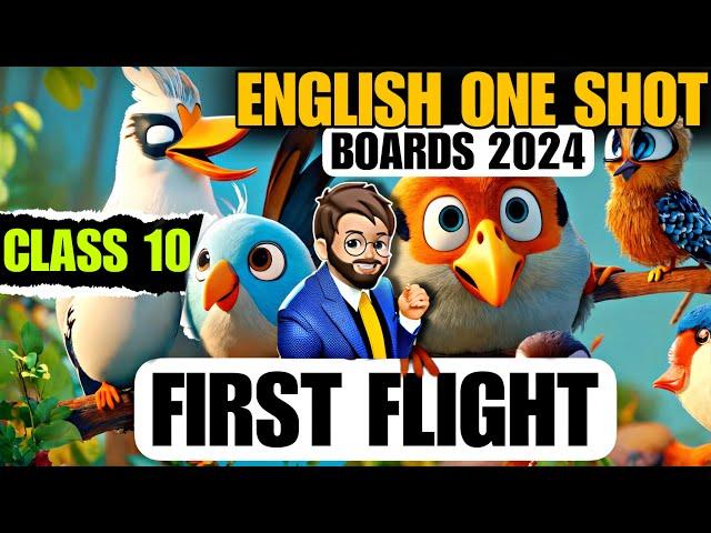 First Flight Class 10 One Shot | All Chapters | English Class 10 One Shot