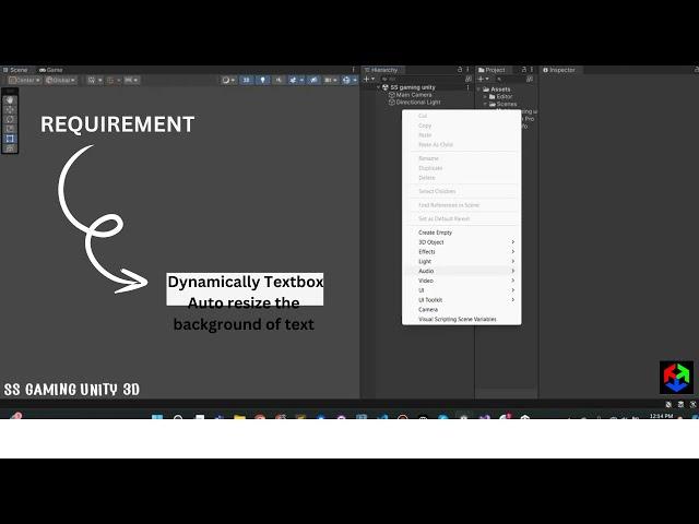 Dynamic Textbox | Auto resize text background Unity