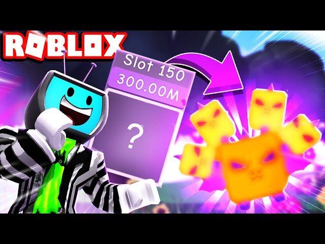 Unlocking Slot 150 In The CANDY LAND REWARDS! Gummy Winged Hydra! Roblox Bubble Gum Simulator